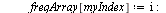 `:=`(myIndex, 1); -1; for i to 100 do if `<>`(int(`*`(sin(`*`(i, `*`(x))), `*`(pAll)), x = `+`(`-`(Pi)) .. Pi), 0) then `:=`(freqArray[myIndex], i); `:=`(expressionArray[myIndex], sin(`*`(i, `*`(x))))...