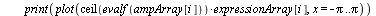 for i to 8 do if `<>`(myNewArray[i], 0) then printf(
